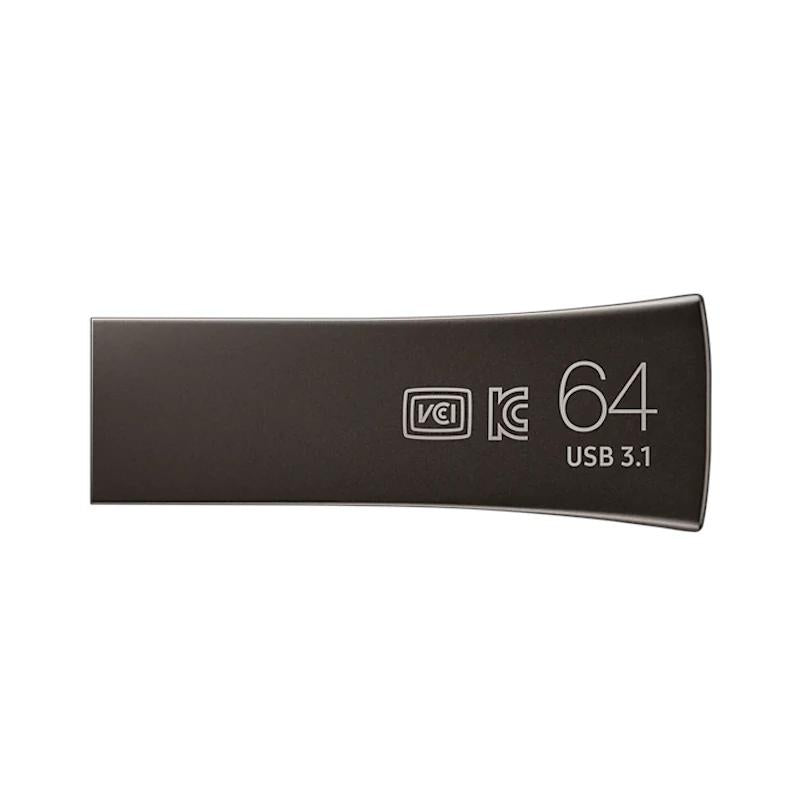 Pen USB Samsung Bar Plus 64GB USB 3.1 Titan cinzento - imagem 3