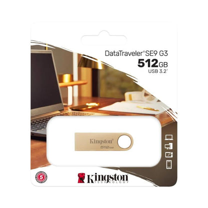 Pen USB Kingston DataTraveler SE9 G3 512GB USB 3.2 Gen1 - imagem 4