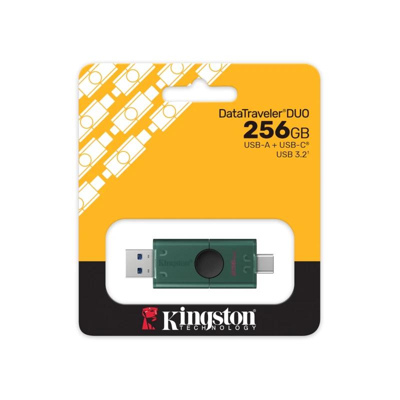 Pen USB Kingston DataTraveler 256GB USB 3.2 Gen1 DuoG2 - imagem 3