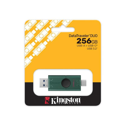 Pen USB Kingston DataTraveler 256GB USB 3.2 Gen1 DuoG2 - imagem 3