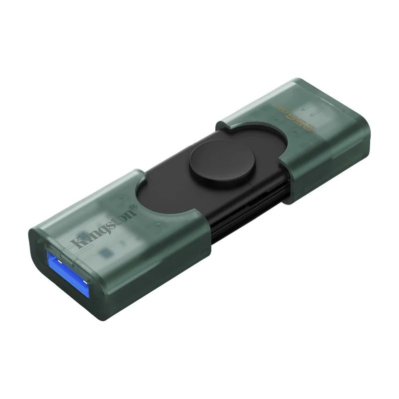 Pen USB Kingston DataTraveler 256GB USB 3.2 Gen1 DuoG2 - imagem 4