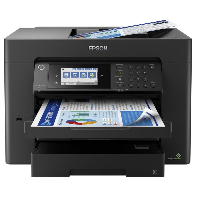 Impressora Epson Multifunción WorkForce WF-7840DTWF