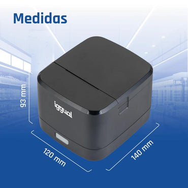 Impressora iggual térmica tickets TP EASY 58 USB+RJ - imagem 2