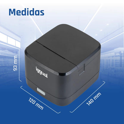 Impressora iggual térmica tickets TP EASY 58 USB+RJ - imagem 2