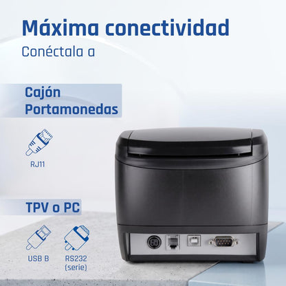 Impressora iggual térmica tickets TP7001 USB+RS232 - imagem 3