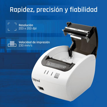 Impressora iggual térmica TP EASY 80W USB+RJ11 blan - imagem 2