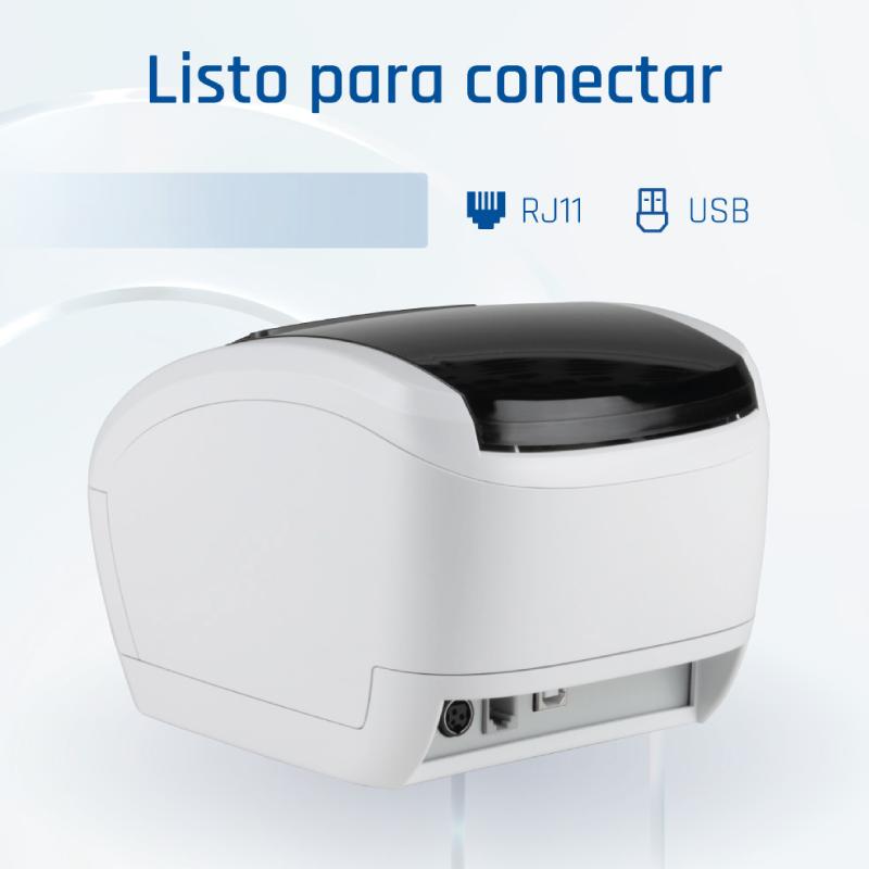 Impressora iggual térmica TP EASY 80W USB+RJ11 blan - imagem 3