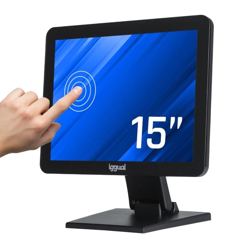 Monitor iggual táctil capacitivo 15" VGA HDMI USB