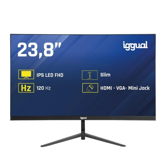 Monitor iggual 24" IPS 1ms FHD 120Hz VGA HDMI Slim