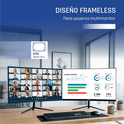 Monitor iggual 24" IPS 1ms FHD 120Hz VGA HDMI Slim - imagem 3