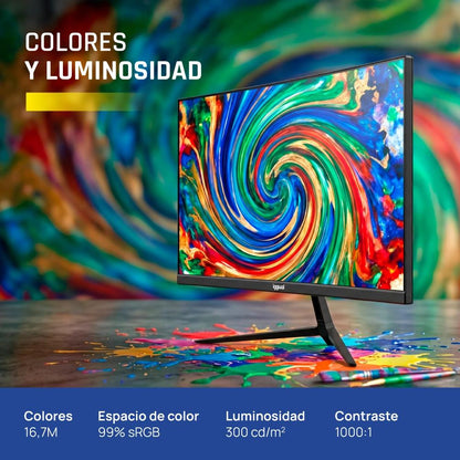 Monitor iggual 24" IPS 1ms FHD 120Hz VGA HDMI Slim - imagem 4