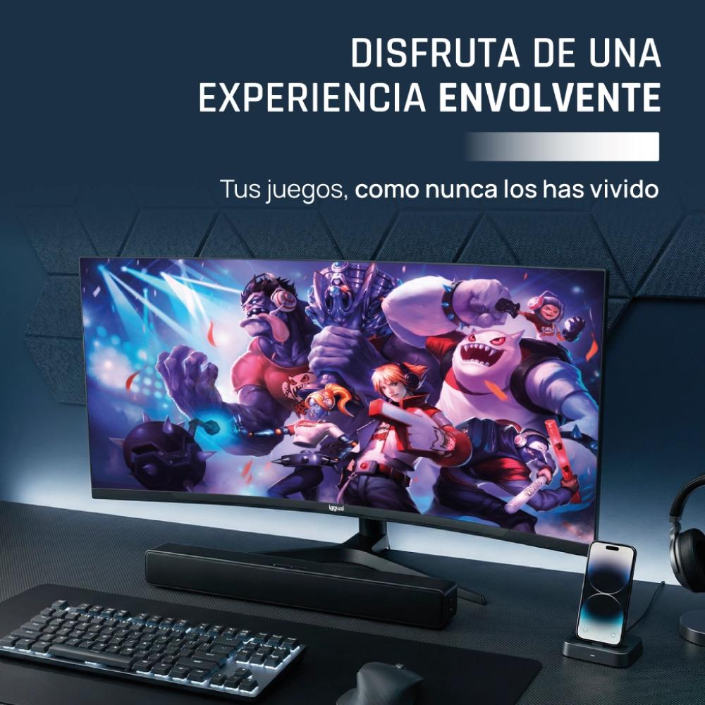 Monitor iggual 34" UWQHD 1ms 2DP 2HDMI MM AA Curvo - imagem 3
