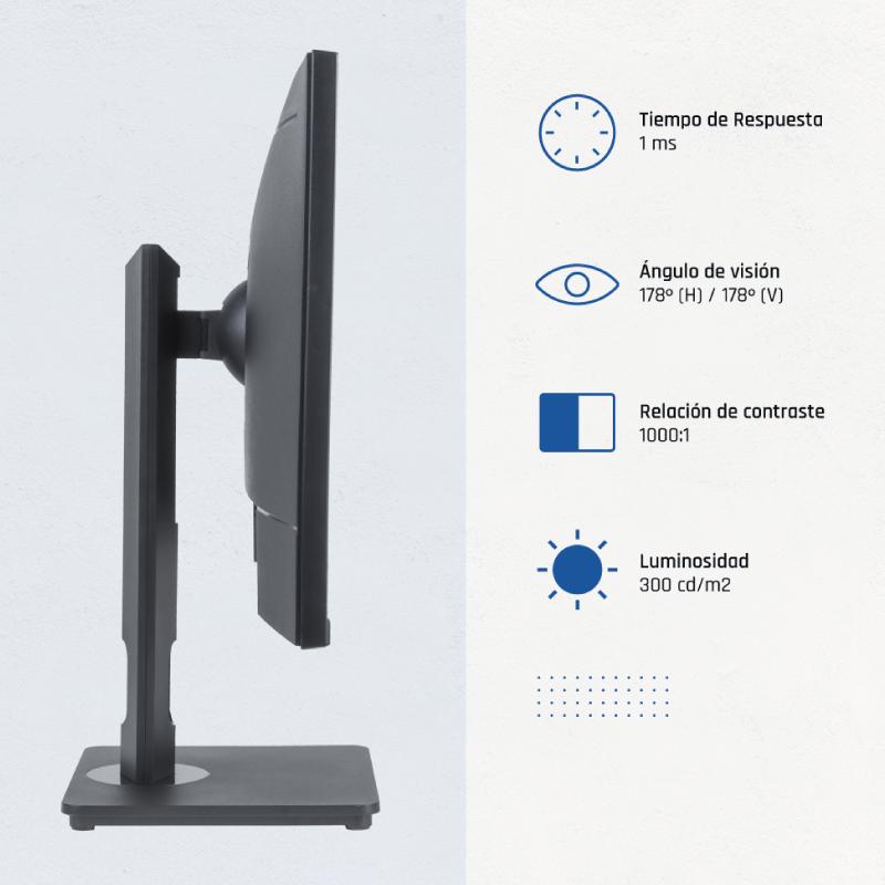Monitor iggual 27" VGA HDMI 120Hz pivotante AA MM - imagem 3