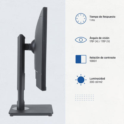 Monitor iggual 27" VGA HDMI 120Hz pivotante AA MM - imagem 3