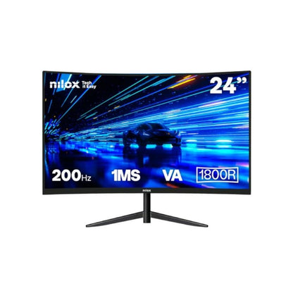 Monitor Nilox NXM24CRV2001 24"VA200Hz HDMI DP Curv - imagem 2
