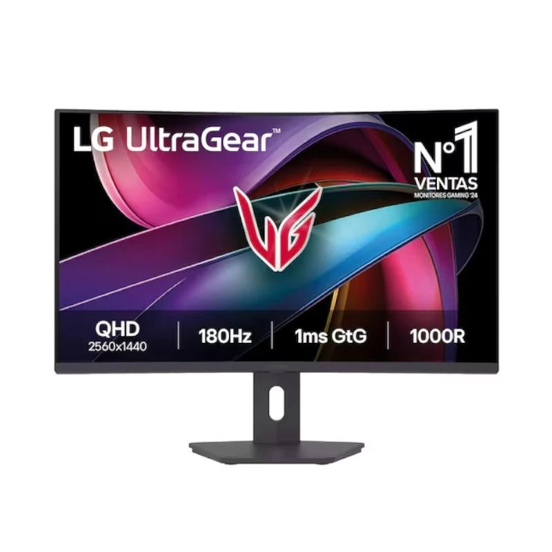 Monitor LG 32G600A-B Monitor32" QHD 180hz 2HDMI DP AA curv - imagem 2