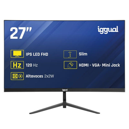 Monitor iggual 27" IPS 1ms FHD 120Hz VGA HDMI MM