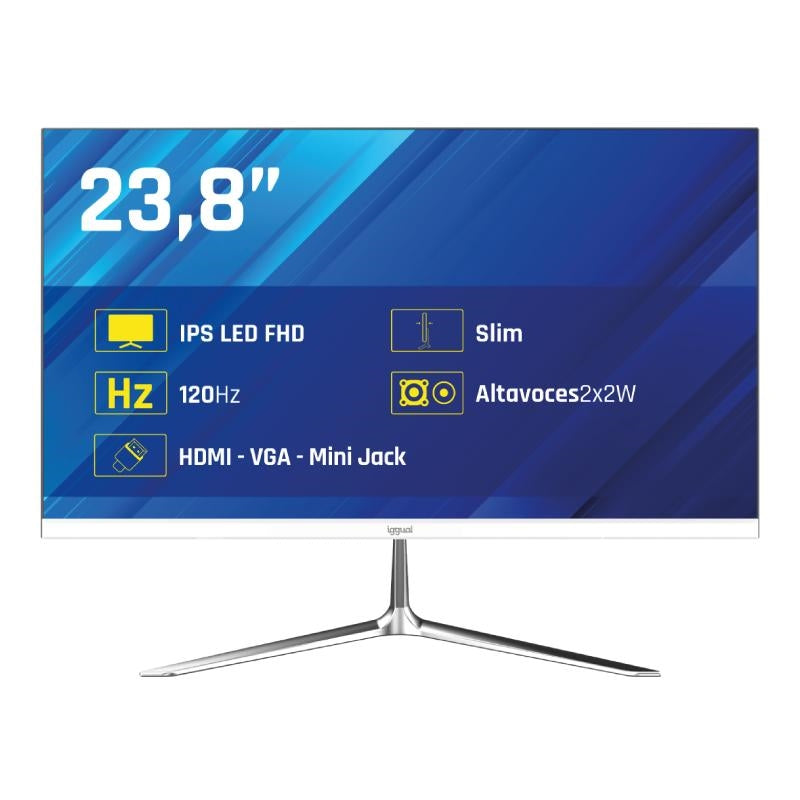 Monitor iggual 24" IPS 1ms FHD 120Hz MM blanco