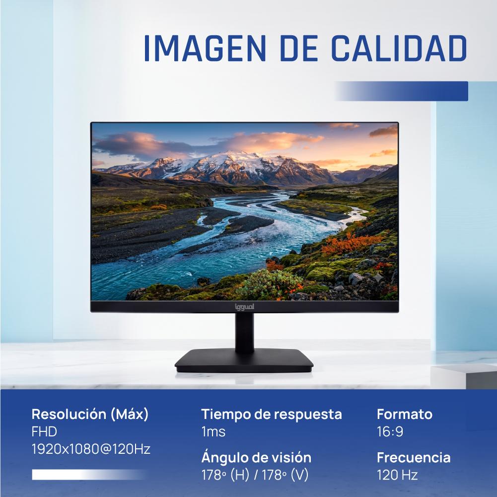 Monitor iggual 24" 120Hz 1ms MM VESA Mini PC - imagem 2