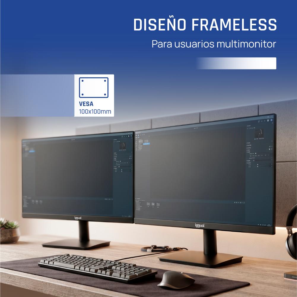 Monitor iggual 24" 120Hz 1ms MM VESA Mini PC - imagem 3