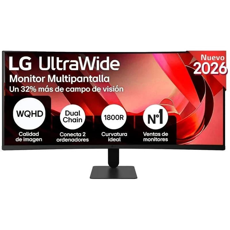 Monitor LG 34U601B-B Monitor 34" WQHD 120hz HDMI DP curv - imagem 2