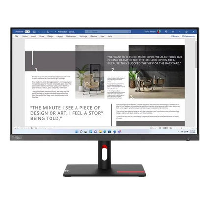 Monitor Lenovo ThinkVision S27i-30 Monitor 27" FHD HDMI - imagem 2