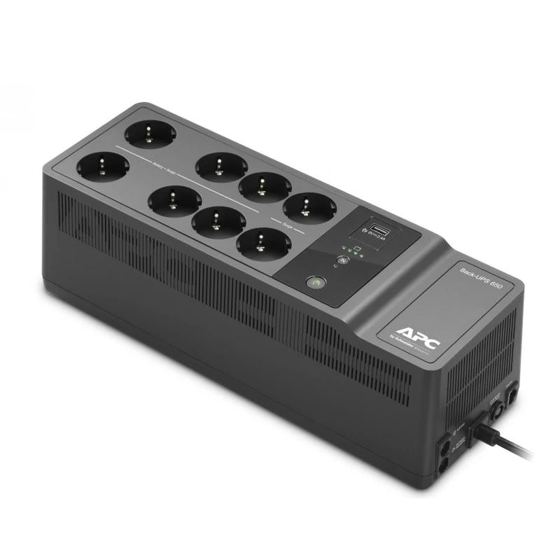 UPS APC Back 650VA/400W 8 tomas Schuko USB A+C - imagem 5