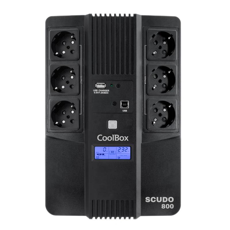 UPS COOLBOX SAI SCUDO3 800VA/480W com Ecrã LCD - imagem 4