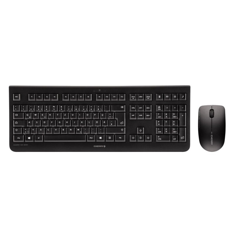 Conjunto Teclado e Rato Cherry Teclado+Ratón Sem Fios Inglés DW3000 Neg - imagem 2