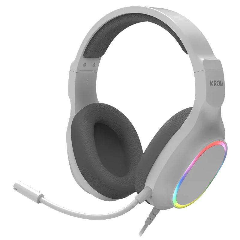 Conjunto Teclado e Rato KROM KENTA PC Combo Gaming 4 em 1 RGB Branco - imagem 3