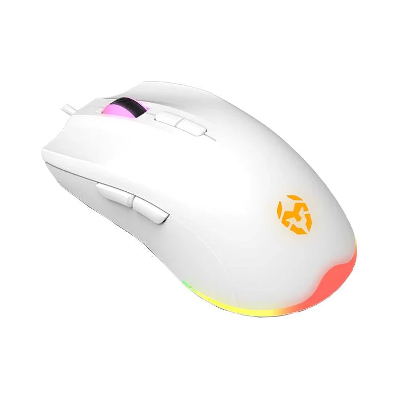 Conjunto Teclado e Rato KROM KENTA PC Combo Gaming 4 em 1 RGB Branco - imagem 4