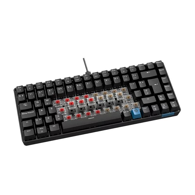 Teclado Hiditec Gaming GM1K Switches vermelho - imagem 4