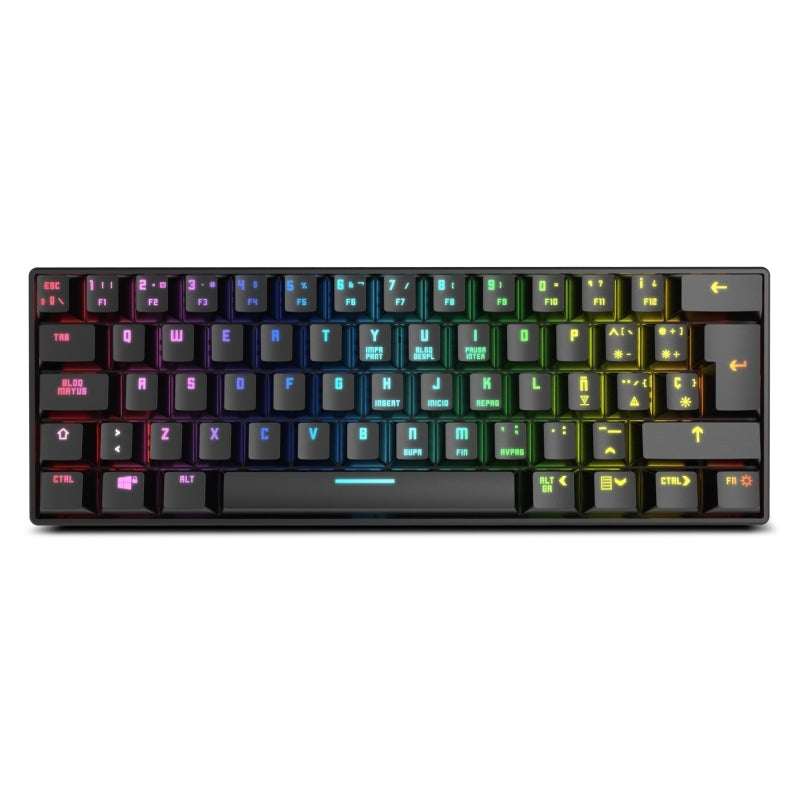 Teclado Krom Gaming KLUSTER RGB Mini