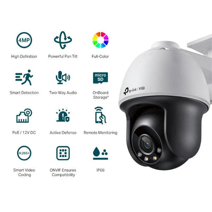 Câmara de Vigilância VIGI Cámara IP PT C540 4MP Plástico Full-cores 4mm - imagem 3