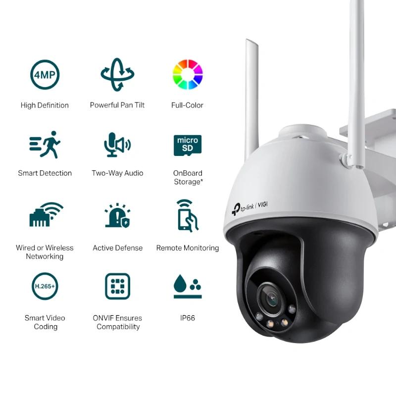 Câmara de Vigilância VIGI Cámara IP PT C540-W 4MP Plástico FColor Wi-Fi - imagem 4
