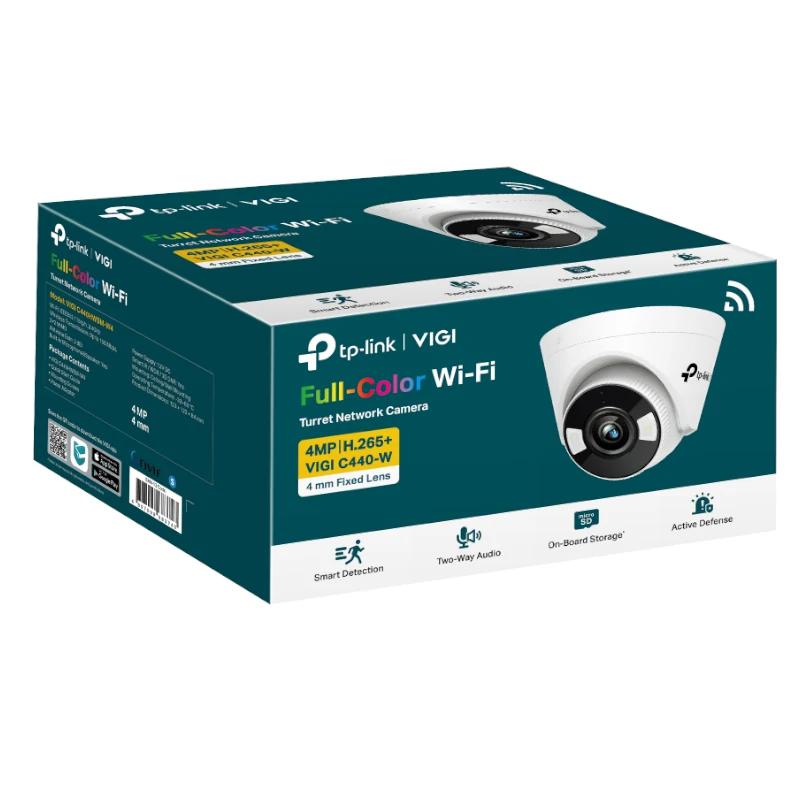 Câmara de Vigilância VIGI Cámara IP Turret C440-W 4MP Plástico FColor W - imagem 4