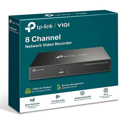 Gravador de Vídeo em Rede VIGI Grabador IP NVR1008H Rack 01 HDD 08 Canales - imagem 4
