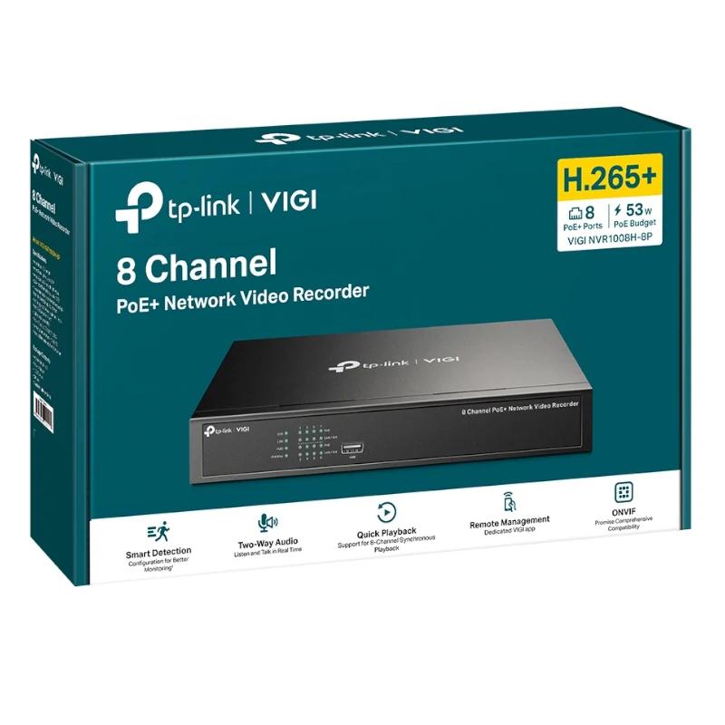 Gravador de Vídeo em Rede VIGI NVR1008H-8P Grabador IP Rack 01 HDD 08 C - imagem 5