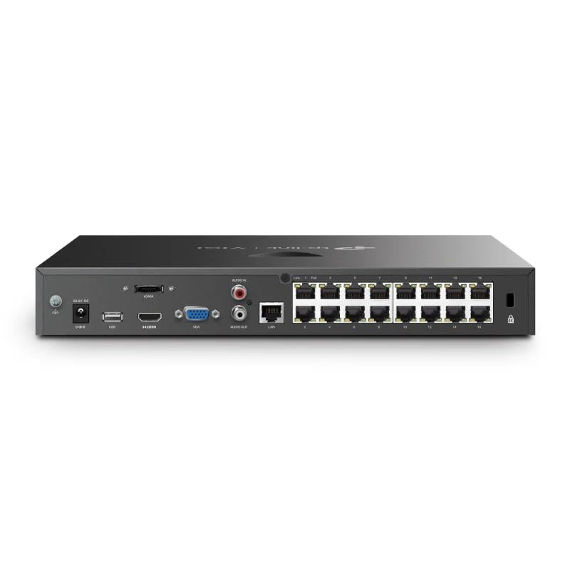 Gravador de Vídeo em Rede VIGI NVR2016H-16MP Grabador IP Rack 02 HDD 16 C Po - imagem 4