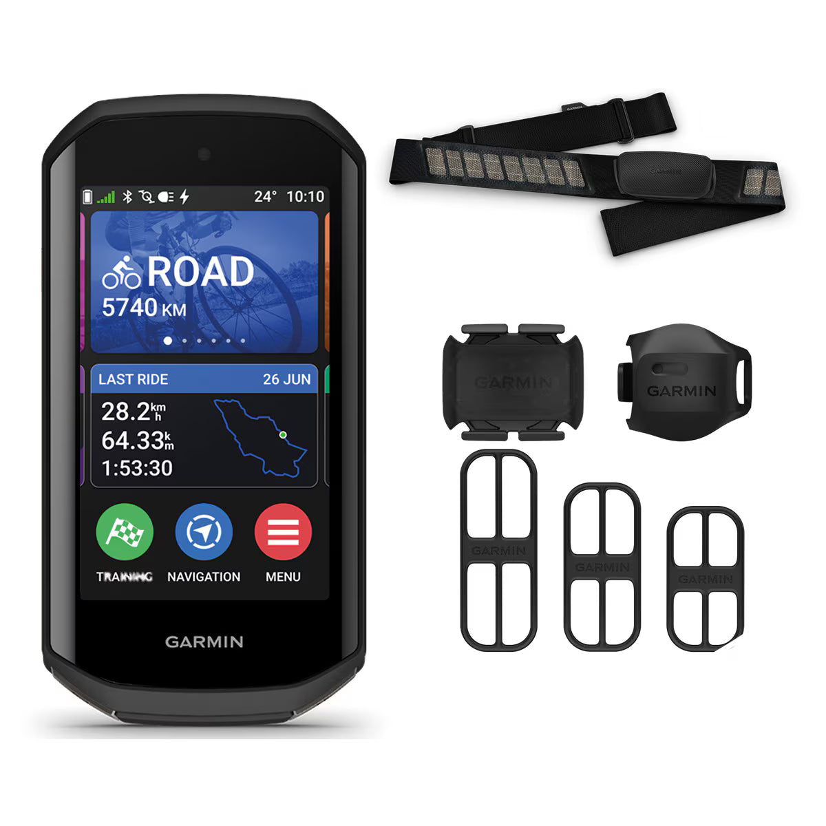 Garmin Edge 1050 3.5 GPS Bundle - Black