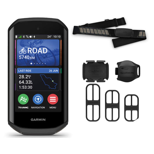 Garmin Edge 1050 3.5 GPS Bundle - Black