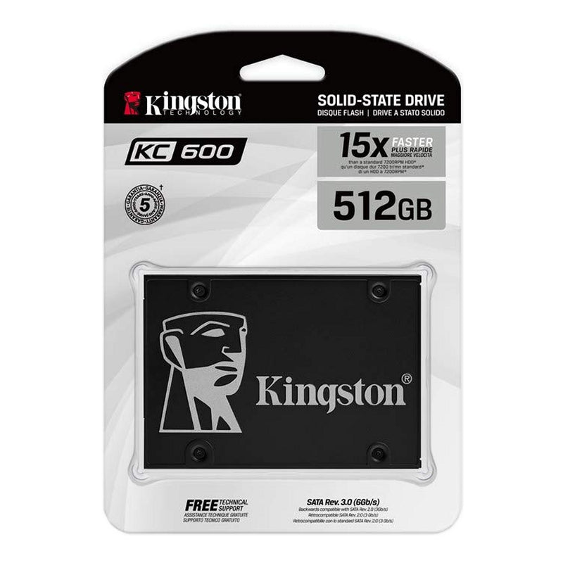 Disco SSD Kingston SKC600/512G NAND TLC 3D 2.5" - imagem 5