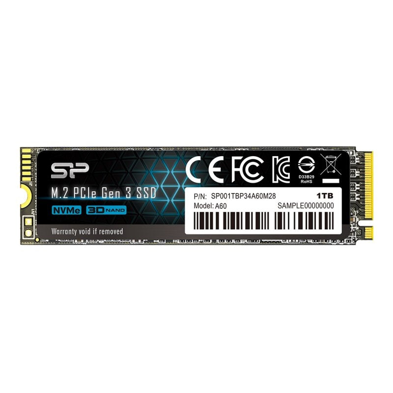 Disco SSD SP P34A60 1TB M.2 PCIe Gen3x4 Nvme