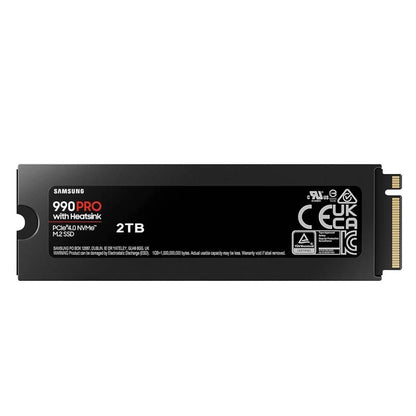 Disco SSD Samsung 990 PRO HeatSink 2TB PCIe 4.0 NVMe M.2 - imagem 3