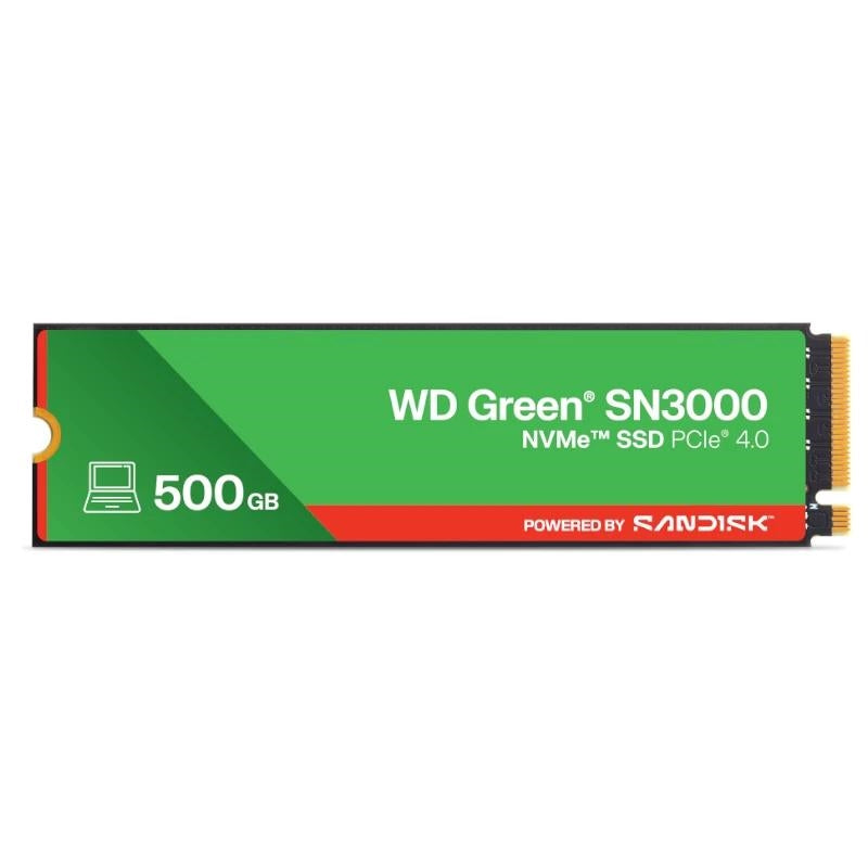 Disco SSD WD verde SN3000 500GB PCIe Gen4 NVMe