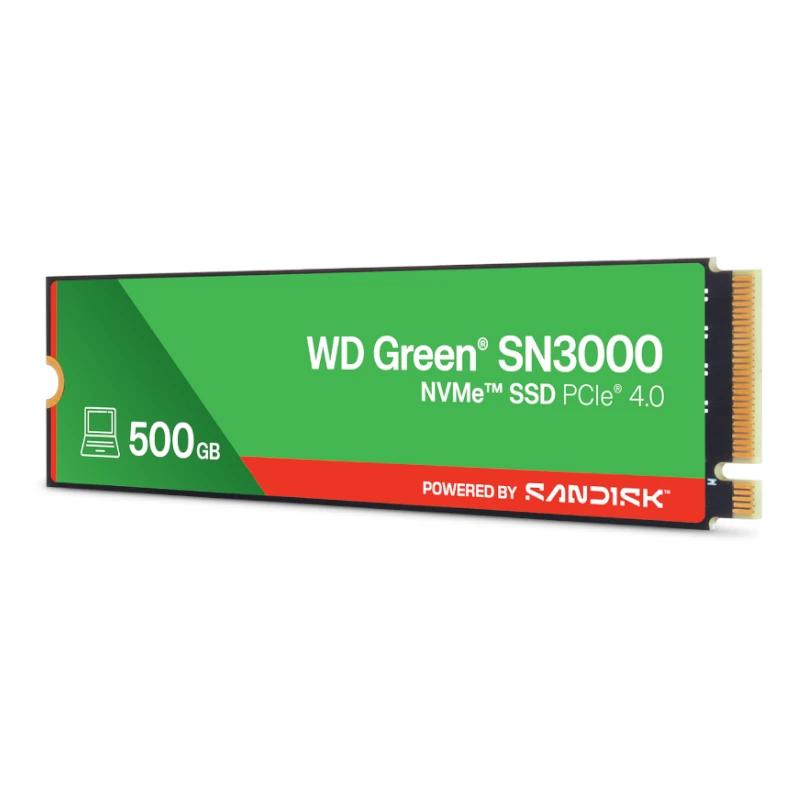 Disco SSD WD verde SN3000 500GB PCIe Gen4 NVMe - imagem 3