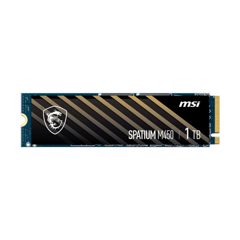 Disco SSD MSI Spatium M450 1Tb PCIe 4.0 NVMe 3400 Mb-s - imagem 3
