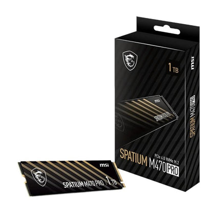 Disco SSD MSI Spatium M470 Pro 1Tb PCIe 4.0 NVMe 6000Mbs - imagem 2