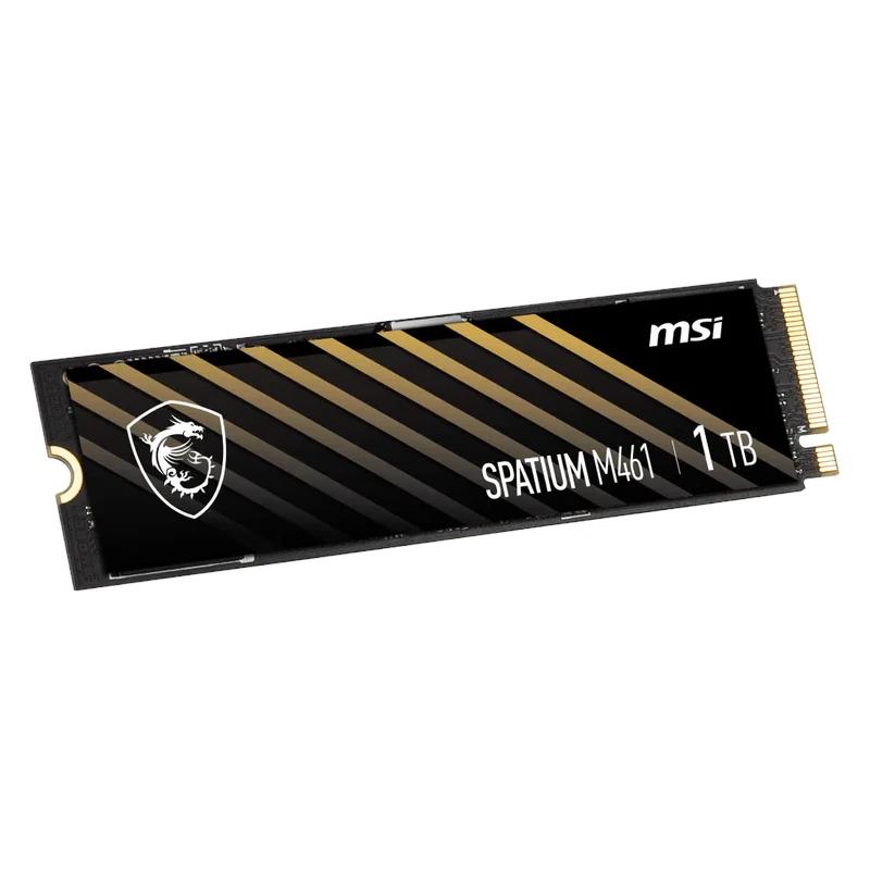 Disco SSD MSI Spatium M461 1Tb PCIe 4.0 NVMe 5000 Mb-s - imagem 3