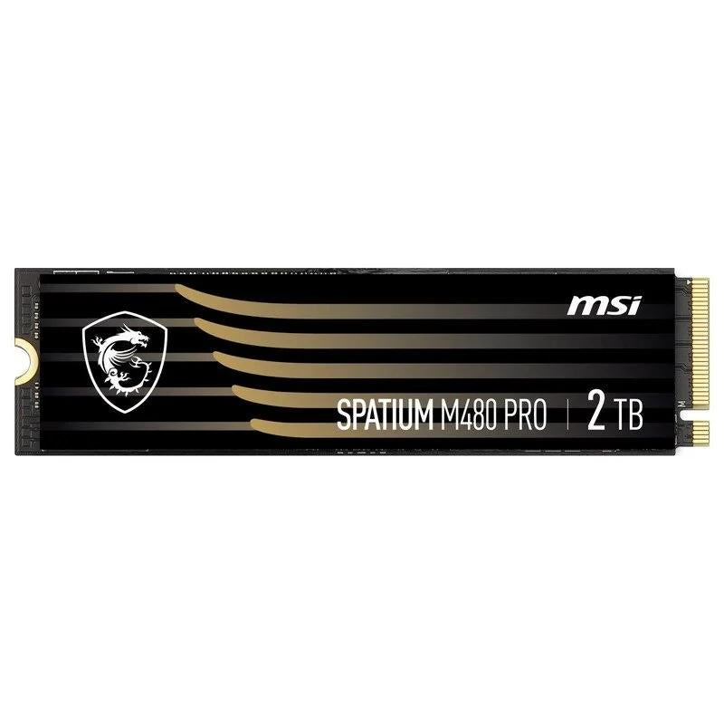 Disco SSD MSI Spatium M480 Pro 2Tb PCIe 4.0 NVMe 7400Mbs - imagem 3